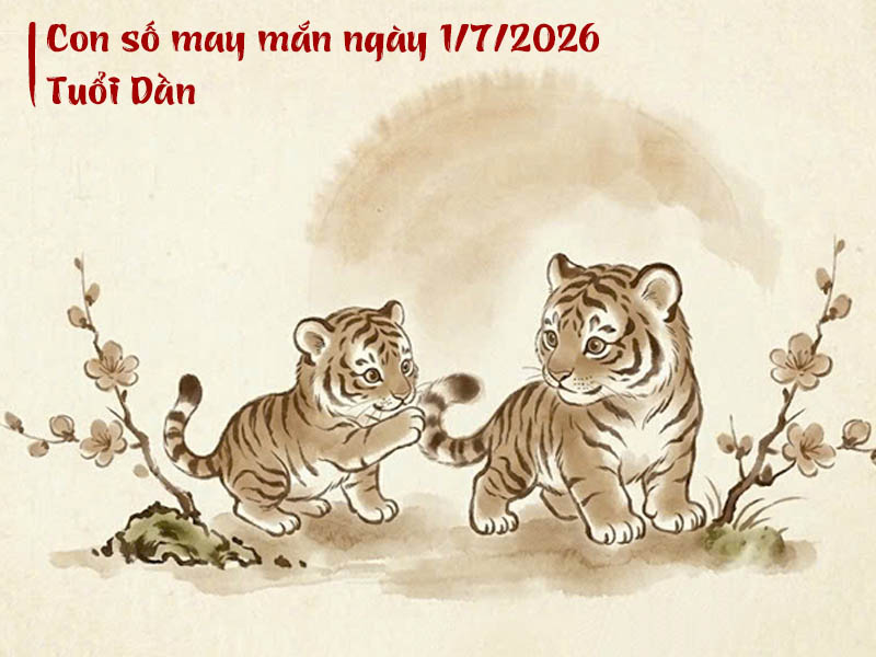 Con số tử vi may mắn ngày 1/7/2026, số 53 và 70 bùng nổ doanh thu đầu tháng
