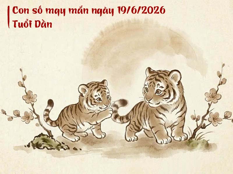 Con số tử vi may mắn ngày 19/6/2026 cho 12 con giáp, tuổi Mão giàu sụ sau một đêm