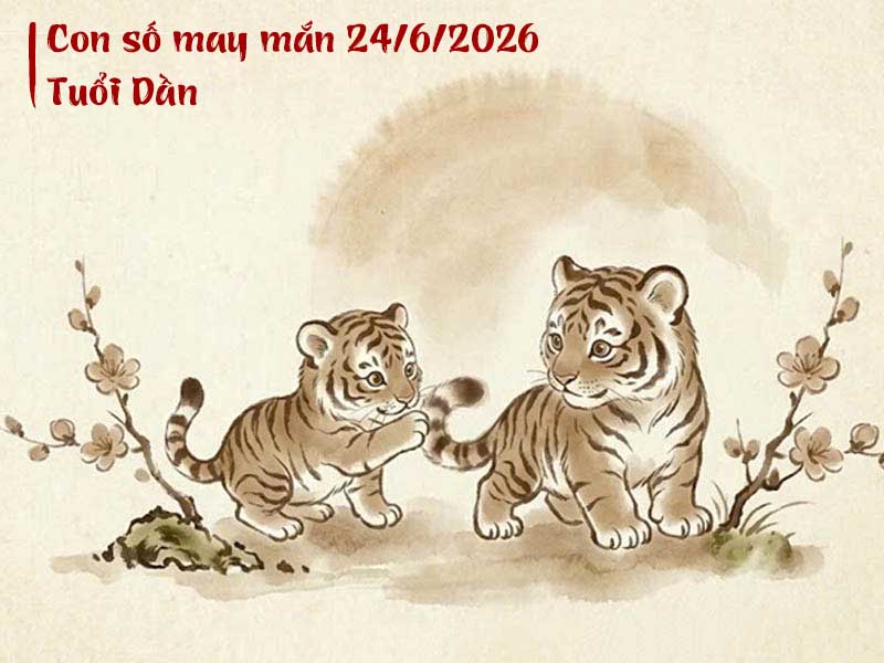 Con số tử vi may mắn ngày 24/6/2026, tuổi Tỵ làm gì cũng gặt vàng hái bạc