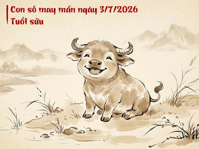 Con số tử vi may mắn ngày 3/7/2026, số 64 và 53 kinh doanh bùng nổ, lộc lá đầy tay