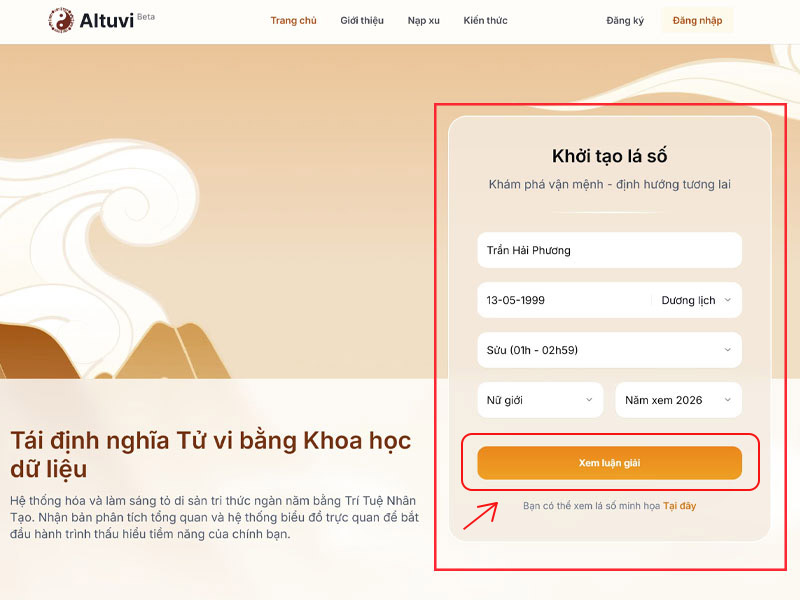 Hướng dẫn tạo và luận giải lá số Tử Vi chi tiết theo phương pháp cổ học