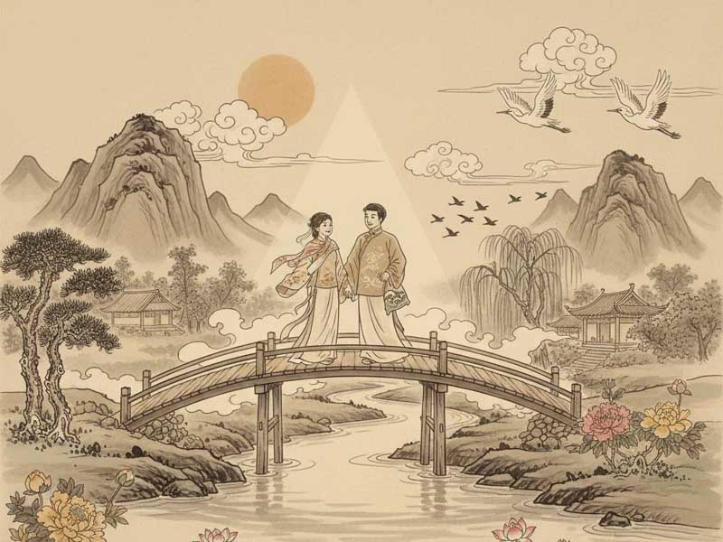 Phu Thê Vô Chính Diệu ám chỉ đường tình duyên hôn nhân đầy biến động