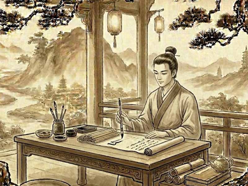 Sao Đào Hoa cung Quan Lộc chủ sự cái duyên nghệ thuật, sớm đỗ đạt thành tài