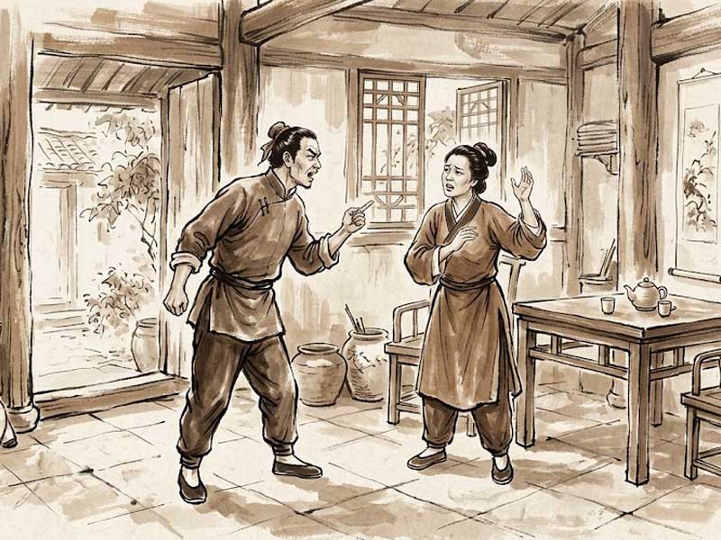 Sao Tang Môn cung Phu Thê phản ánh vợ chồng dễ cảnh đồng sàng dị mộng