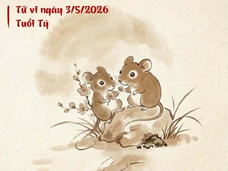 Tử vi 12 con giáp ngày 3/5/2026, vạn sự hanh thông, thuận lợi khởi công