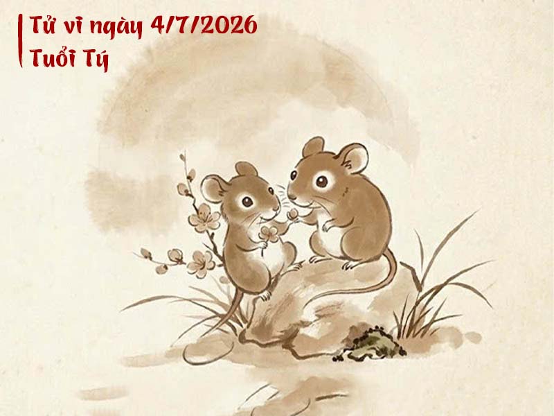 Tử vi thứ 7 ngày 4/7/2026 của 12 con giáp, thời tới cản sao nổi Thìn và Tý